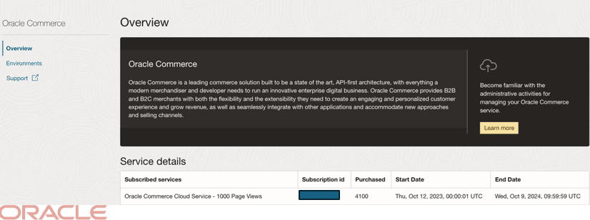 Oracle Commerce overview