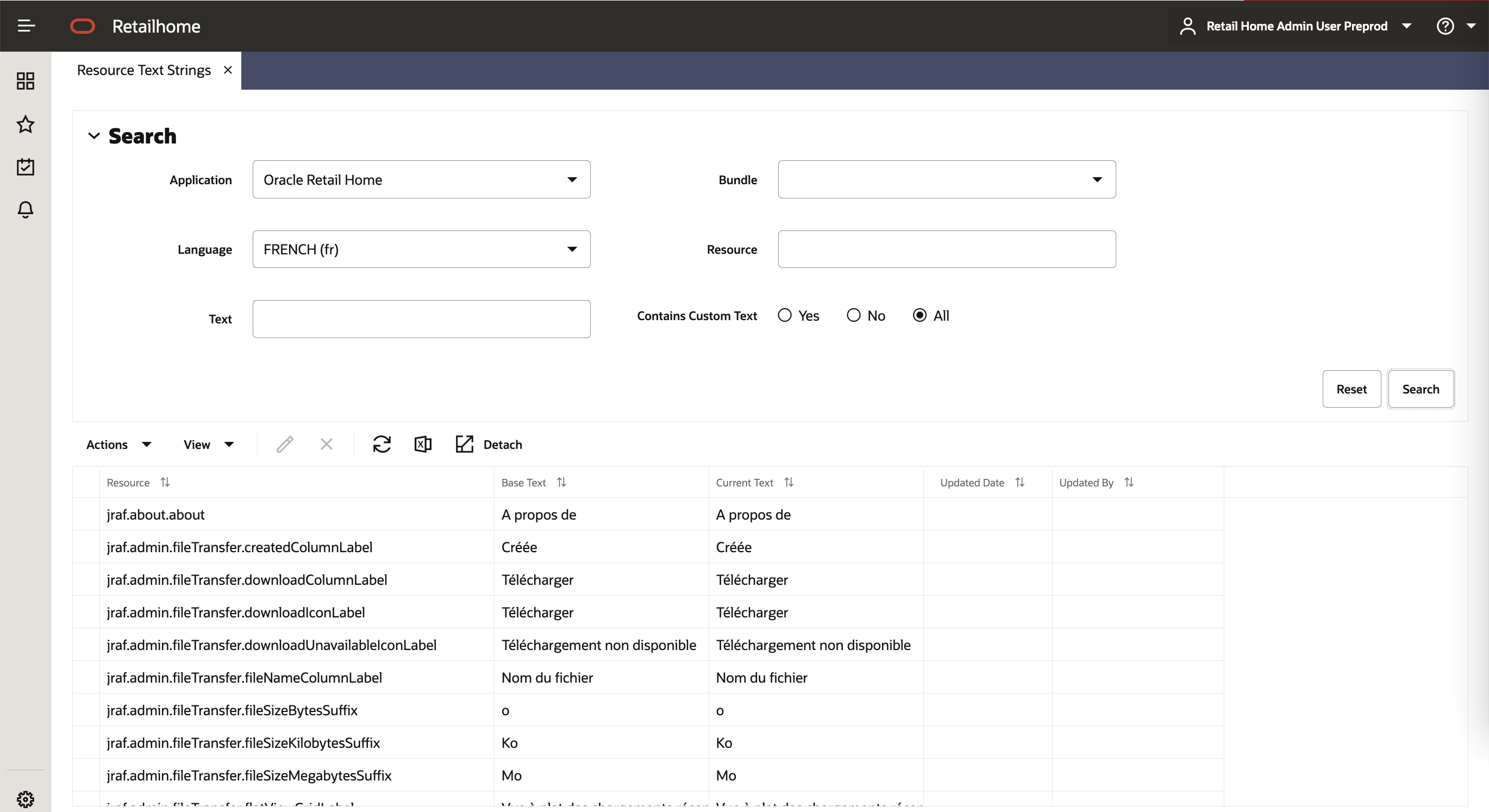 Resource Text Strings Screen Resource Text Strings Screen