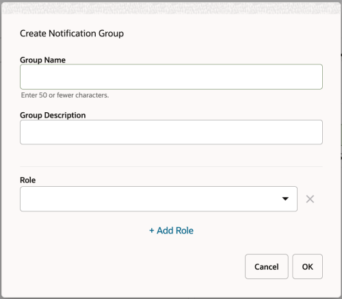 Create Notification Group Create Notification Group