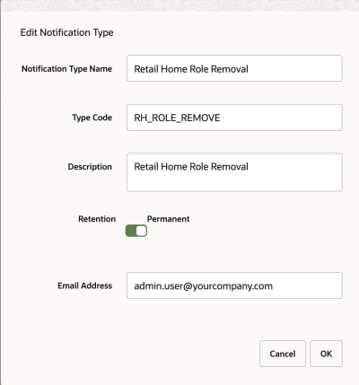 Role Request Configuration