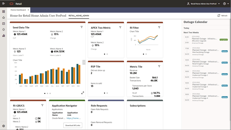 Home Dashboard