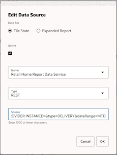 Edit Data Source