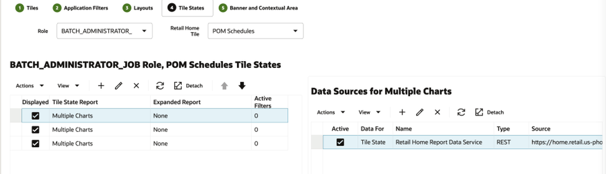 Tile State Configuration