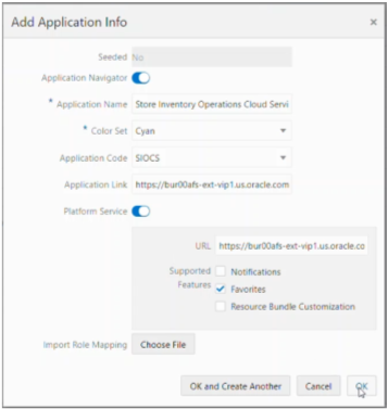 Add Application Info. Add Application Info.