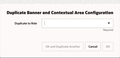 Configure Duplicate Banner and Contextual Area Configure Duplicate Banner and Contextual Area
