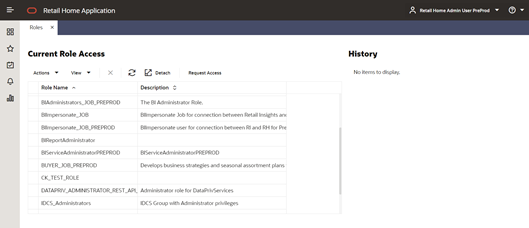 Role Requests Screen Role Requests Screen