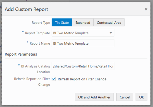 Report Configuration