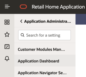 Application Dashboard Page Link