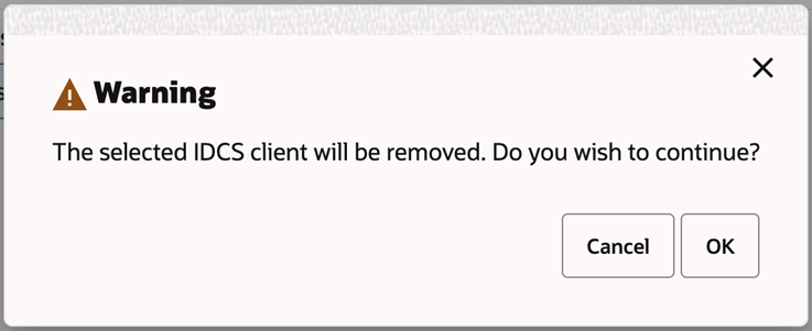 Delete OAuth Confirmation Window Delete OAuth Confirmation Window