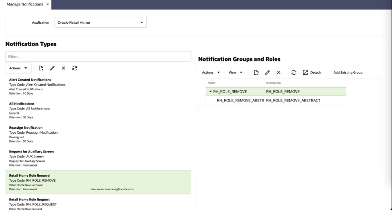 Manage Notifications