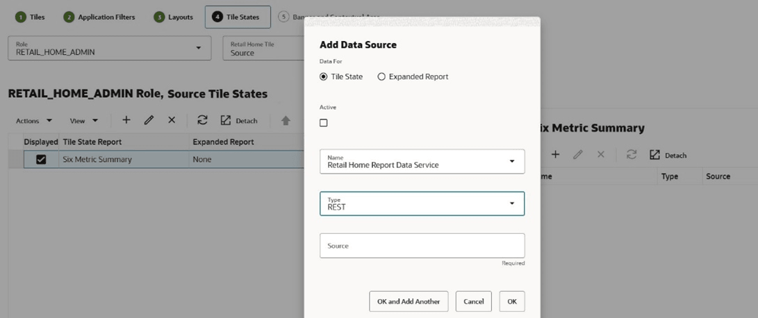 Add Data Source Window Add Data Source Window