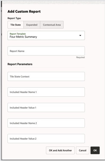 Configuring the Metric Summary Template