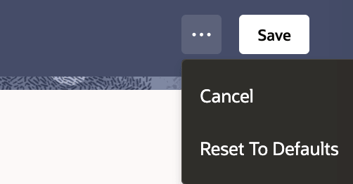 Cancel and Save Buttons