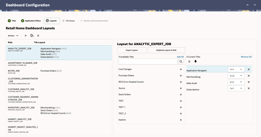 Dashboard Layouts