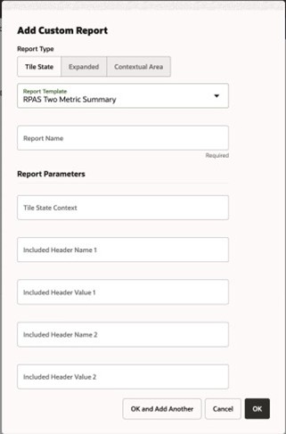 Configuring the RPAS Metric Summary Template Configuring the RPAS Metric Summary Template