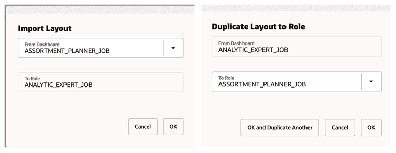 Import & Duplicate Layout Dialog Box