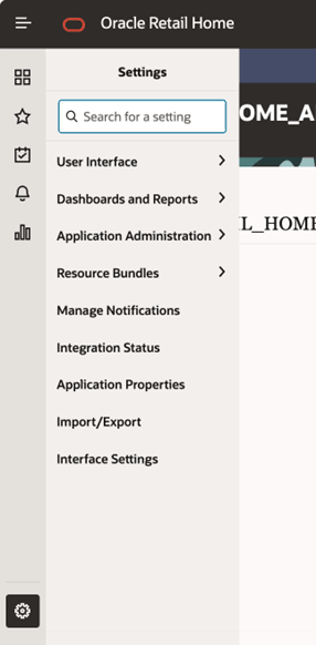 Legacy UI - Accessing from Settings Menu (Bottom Left Corner)