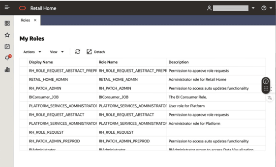 My Roles - Legacy UI My Roles - Legacy UI