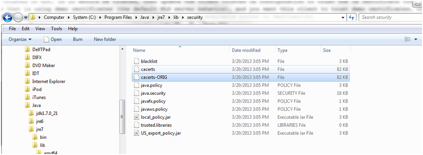 Backup the CA Certificate