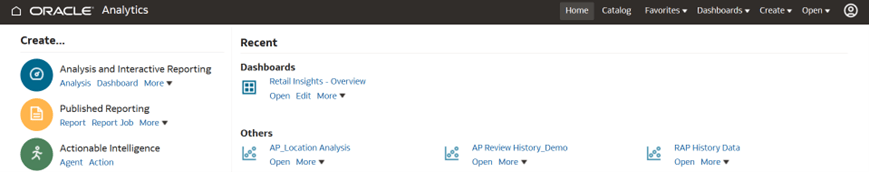 Analytics Interface