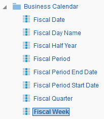 Fiscal Calendar Folder