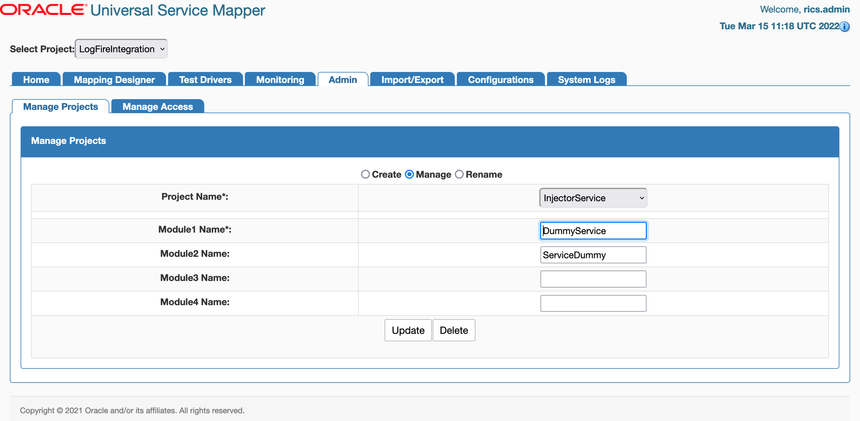 Update Project Names and Modules Update Project Names and Modules