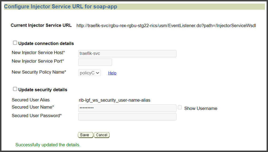 Update Creds for CustomerOwned Alias