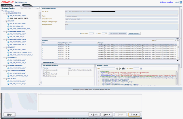 JMS Monitoring Agent