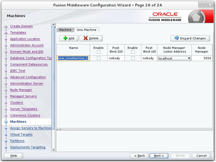 Node Manager Listen Address
