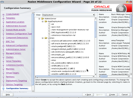 Configuration Summary