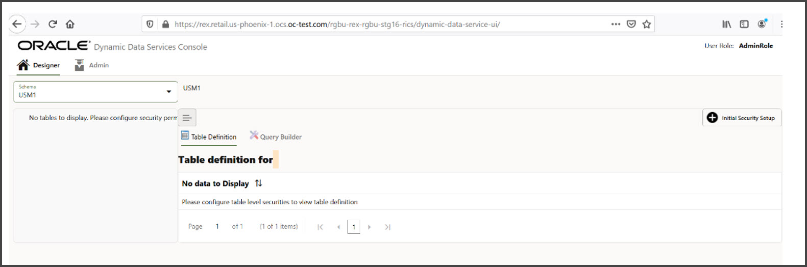 Configure Initial Security Setup