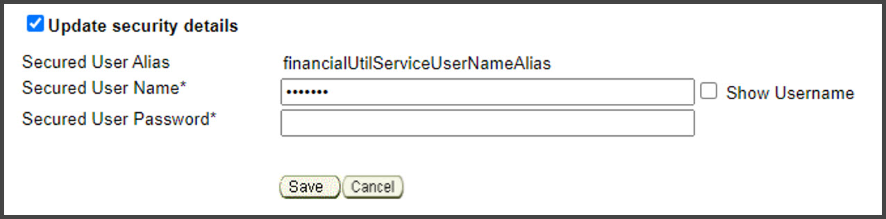 Update Credentials for Customer Owned Aliases