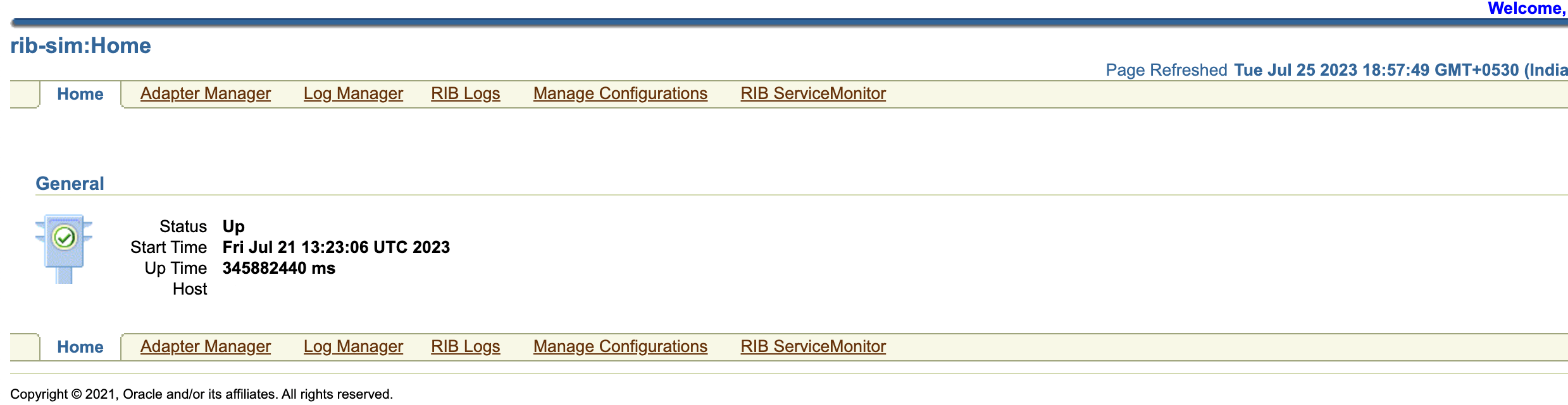 RIB SIM Admin GUI