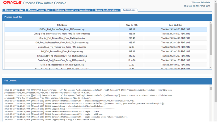 System Logs Tab System Logs Tab