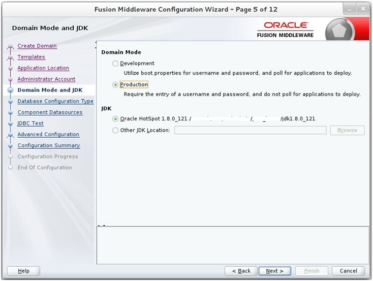 Domain Mode and JDK