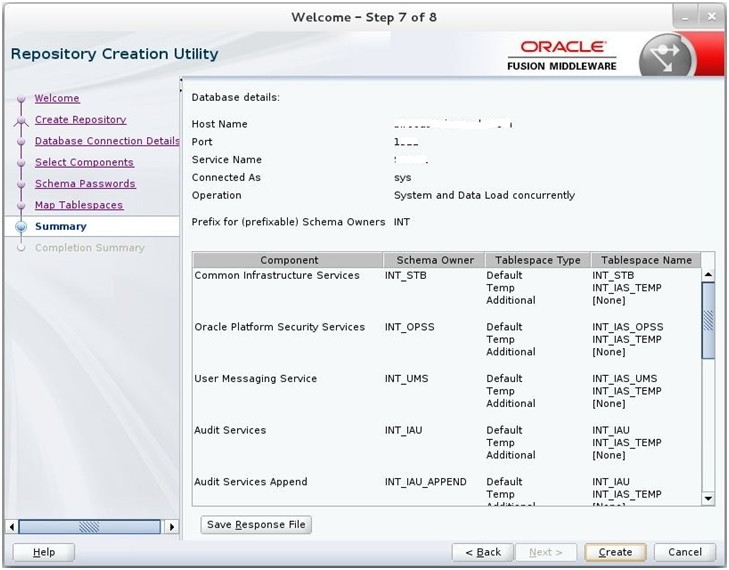 Summary window