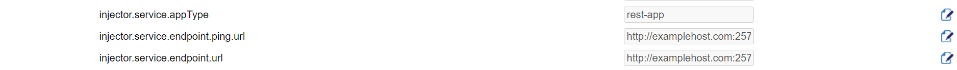 Injector Service URL Injector Service URL