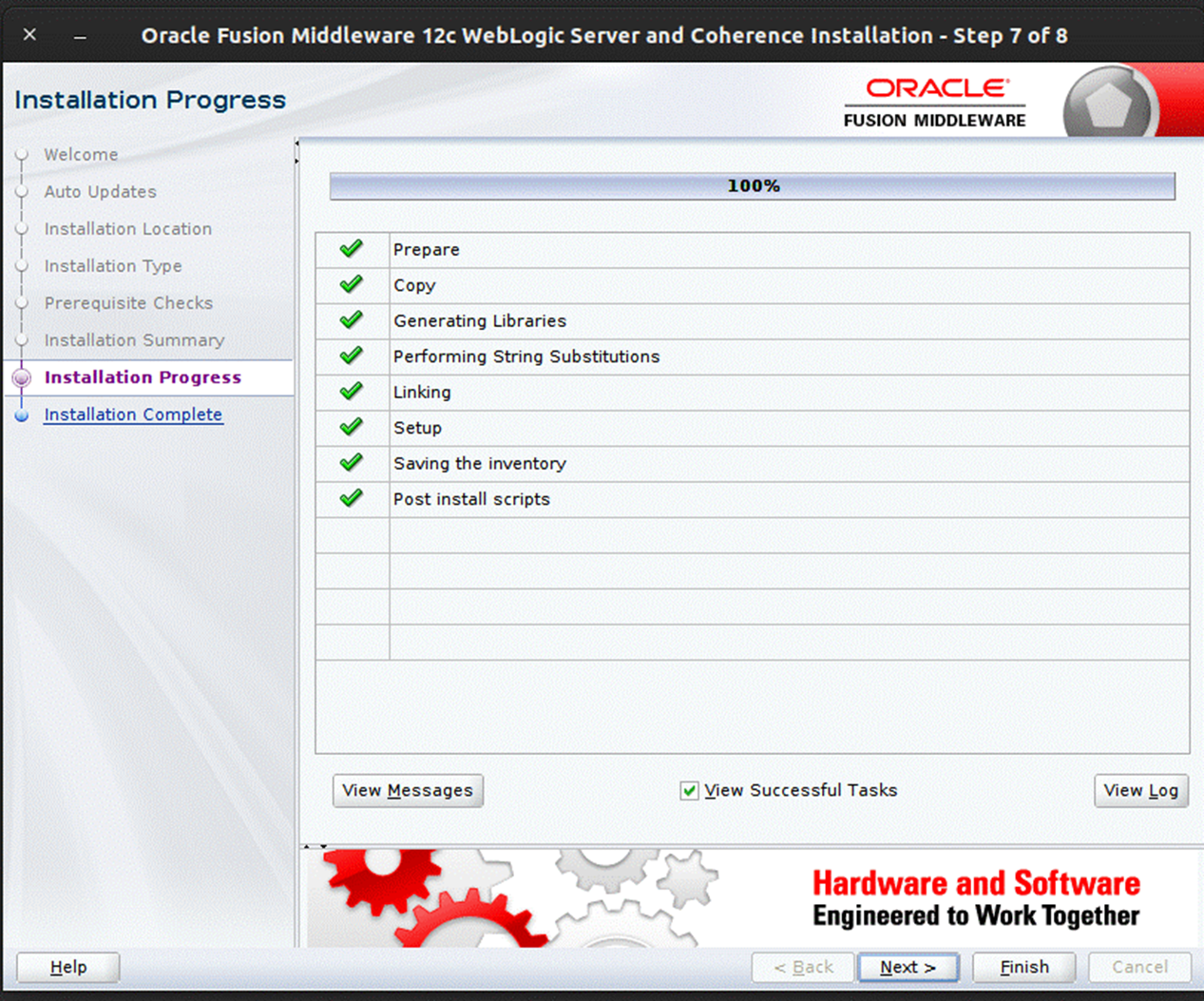 Installer Step 7 Installation Progress