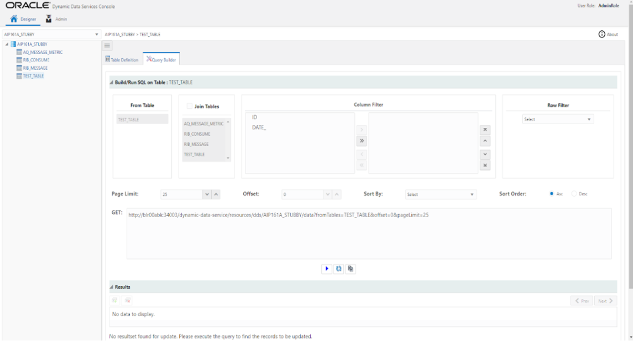 query builder