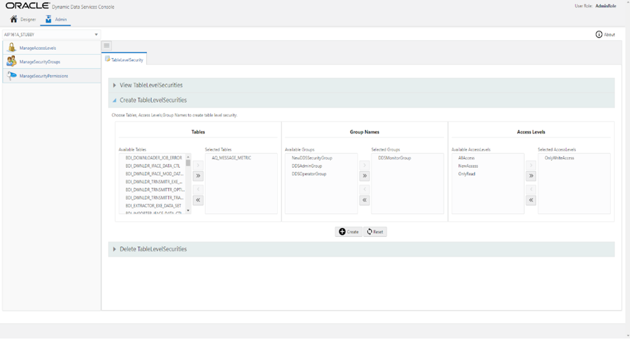 create Security Permission