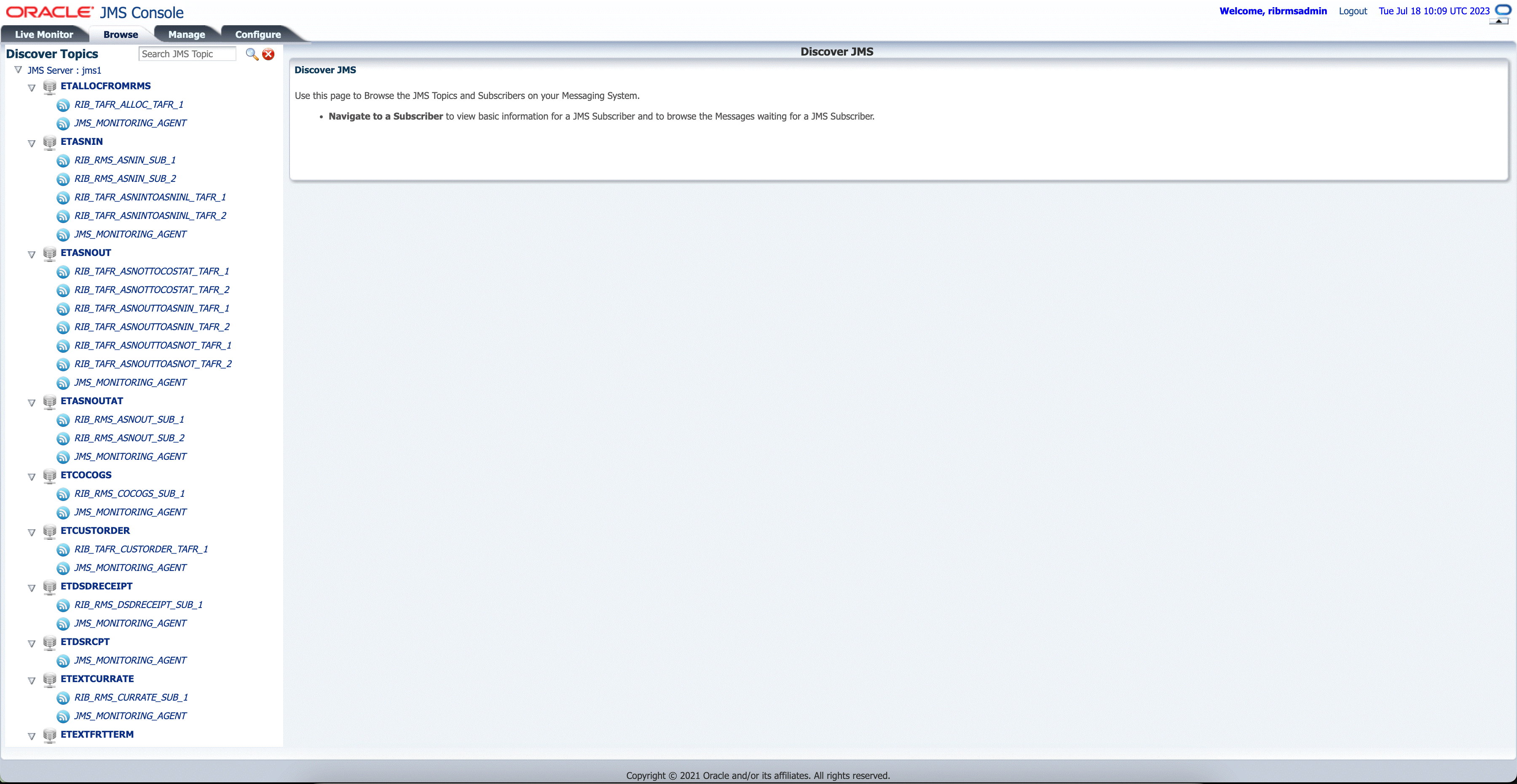 Browse JMS Browse JMS