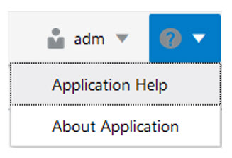 Application Help option