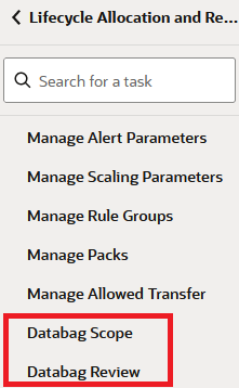 Manage Databags Wizard Manage Databags Wizard
