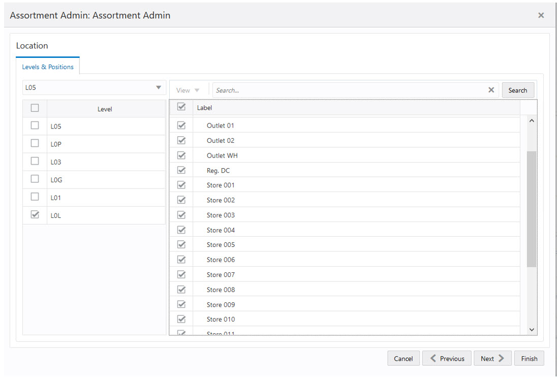 Workspace Wizard: Select Location