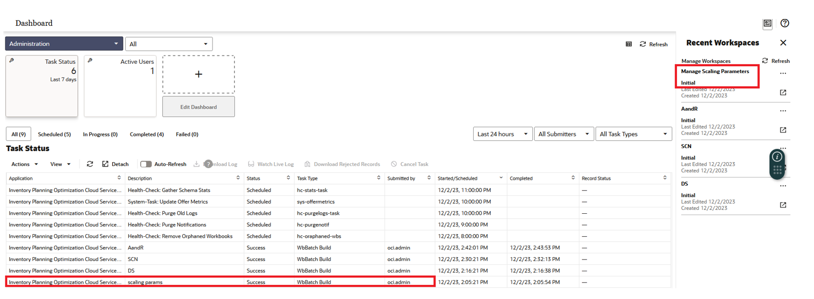 Successful Workspace Build