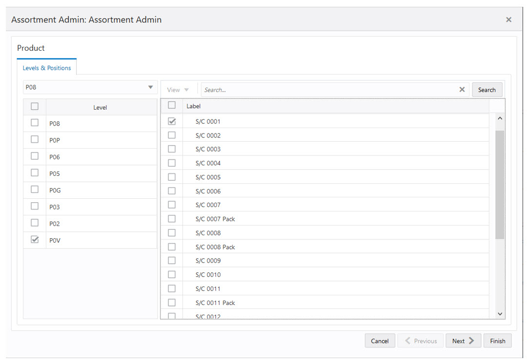 Workspace Wizard: Select Product