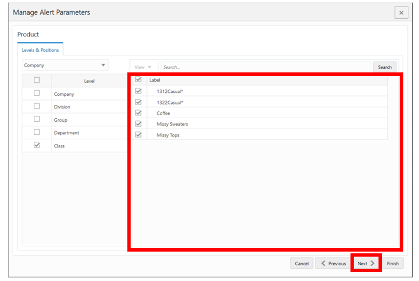 Workspace Wizard: Select Product
