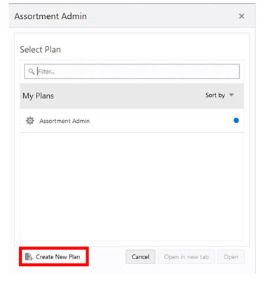 Assortment Admin Wizard