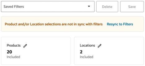 This image shows resync to filters.