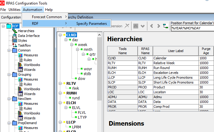 Configuration Tools: New Item